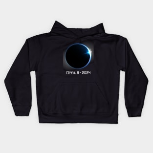 April 8 2024 totality Sun Eclipse Kids Hoodie